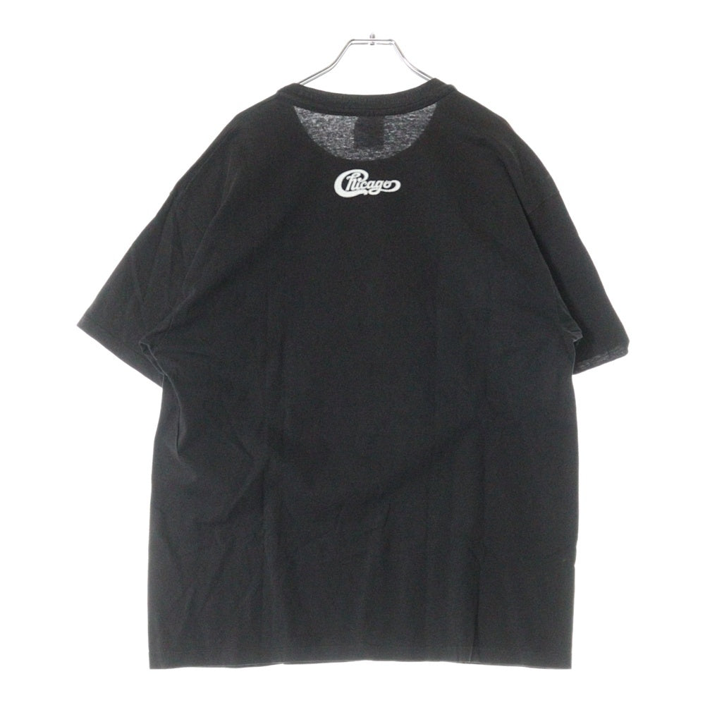 VINTAGE(ヴィンテージ) 90s CHICAGO FOREVER GRAPHIC TEE シカゴ フォーエバー フロント プリント Tシャツ 半袖カットソー ブラック