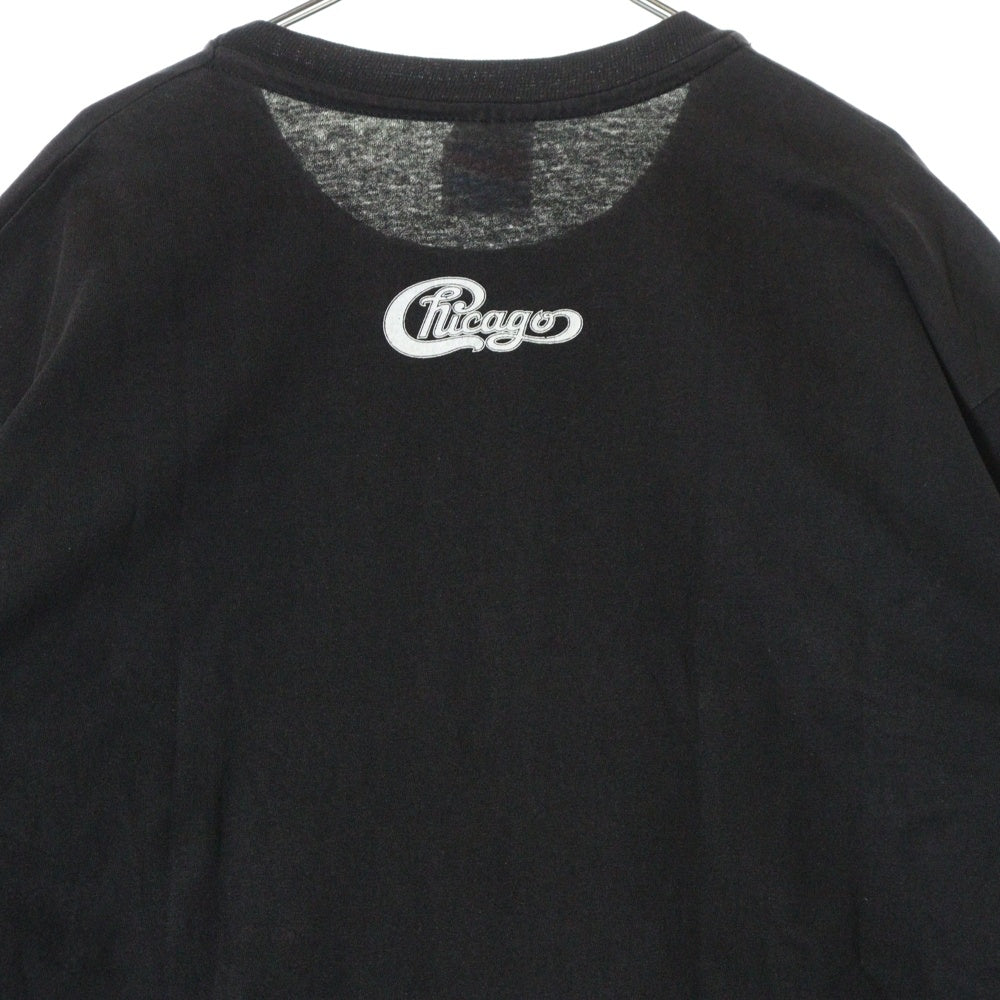 VINTAGE(ヴィンテージ) 90s CHICAGO FOREVER GRAPHIC TEE シカゴ フォーエバー フロント プリント Tシャツ 半袖カットソー ブラック