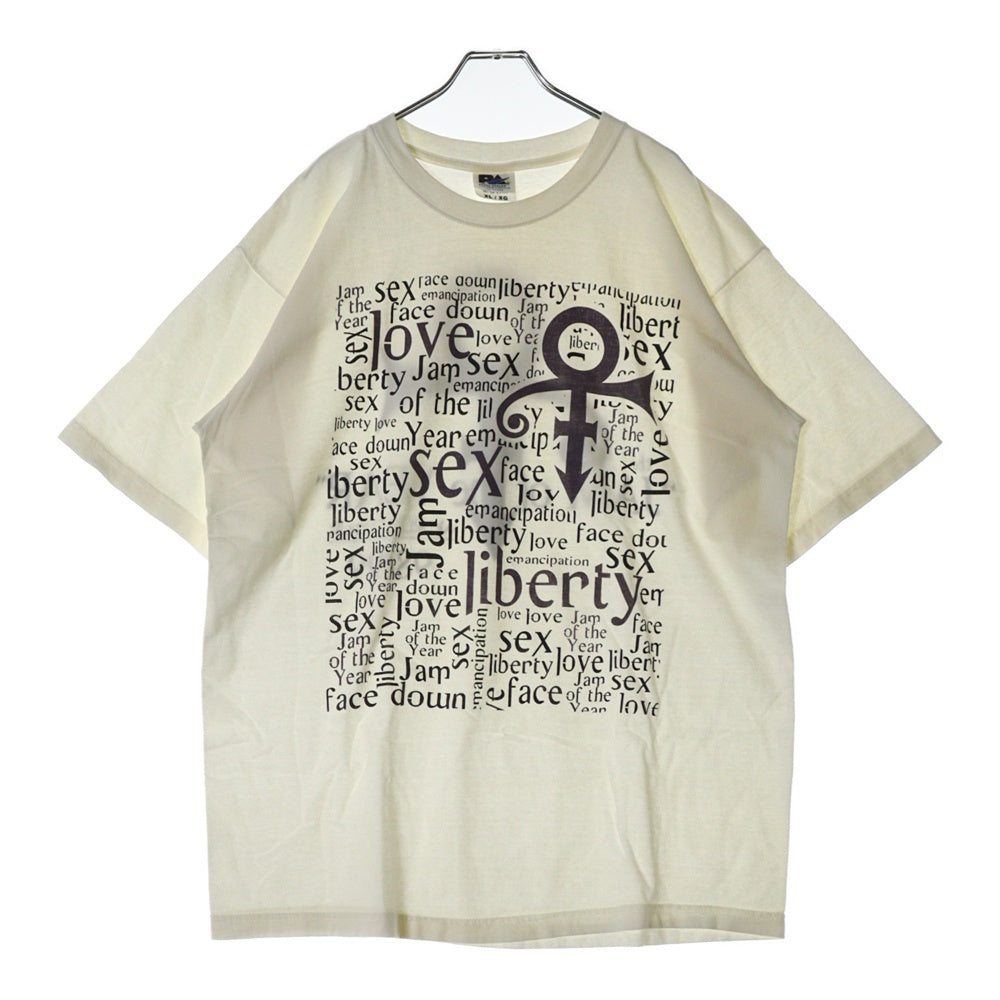 VINTAGE(ヴィンテージ) 90s PRINCE JAM OF THE YEAR WORLD TOUR LOOSE TEE プリンス 両面プリント Tシャツ 半袖カットソー ホワイト