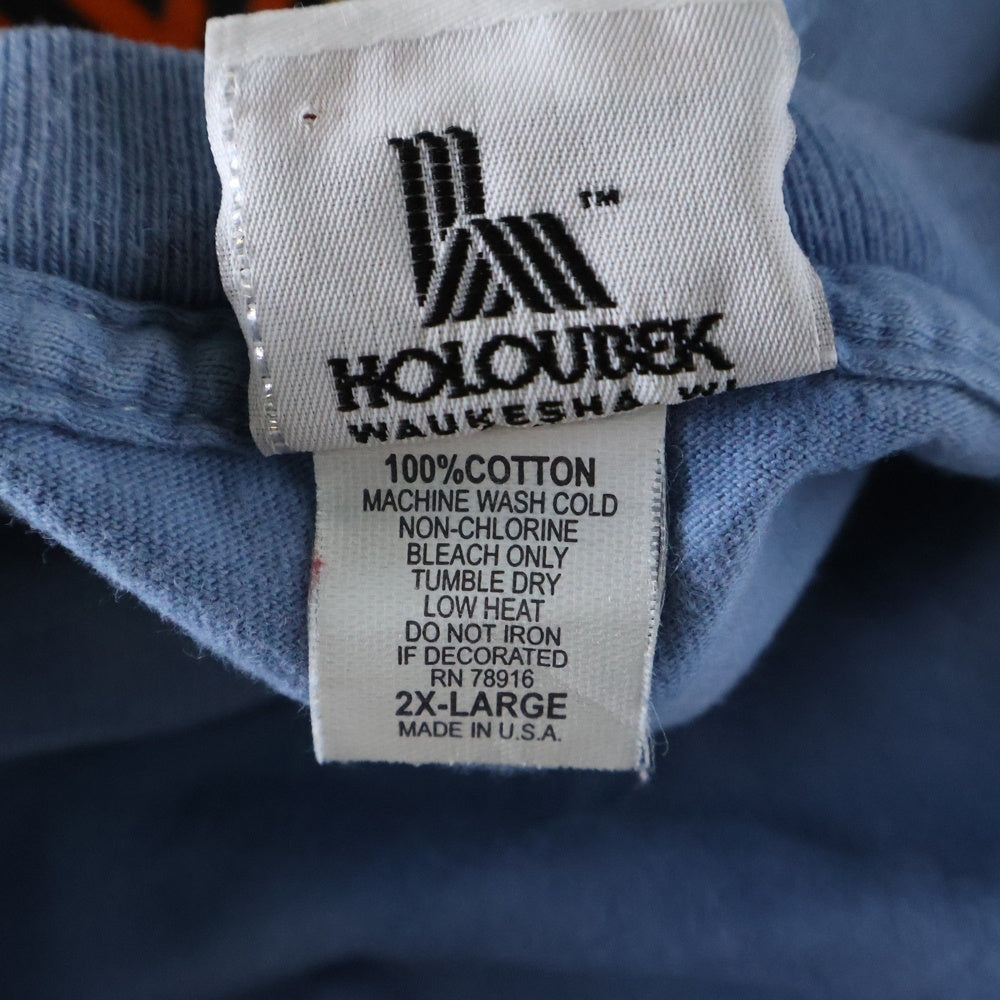VINTAGE(ヴィンテージ) 00s HARLEY DAVIDSON SILVER EAGLE L/S ハーレーダビッドソン ロンT 両面プリント Tシャツ 長袖カットソー ブルー