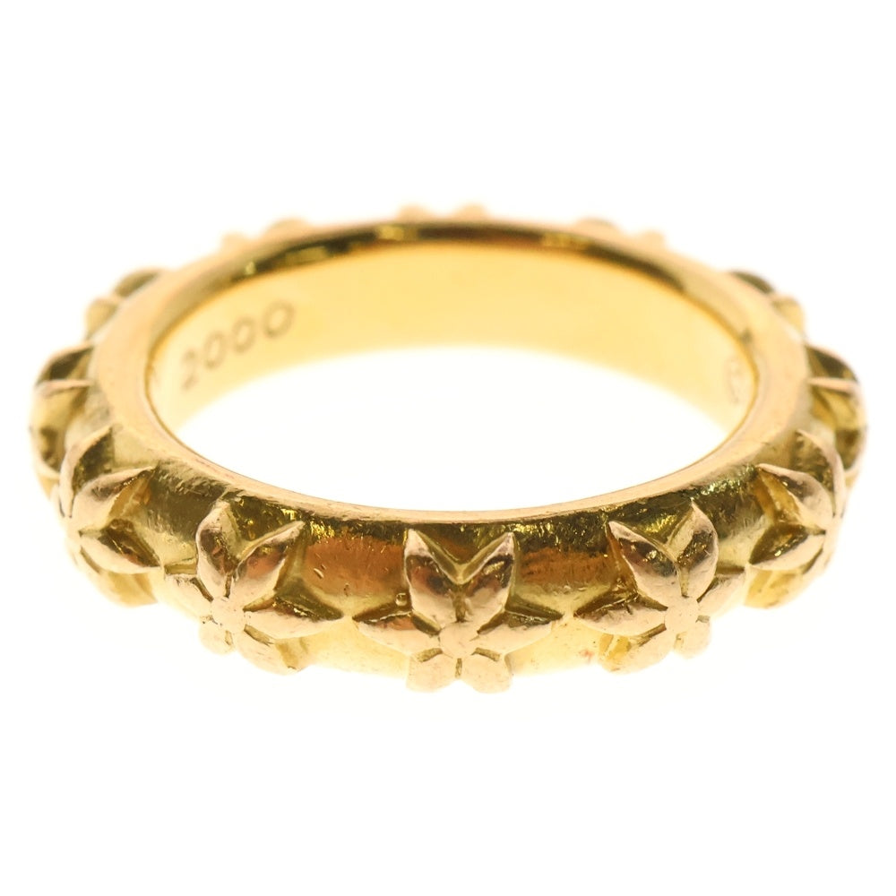 CHROME HEARTS(クロムハーツ) 22k STAR BAND スターバンド ゴールドリング ゴールド