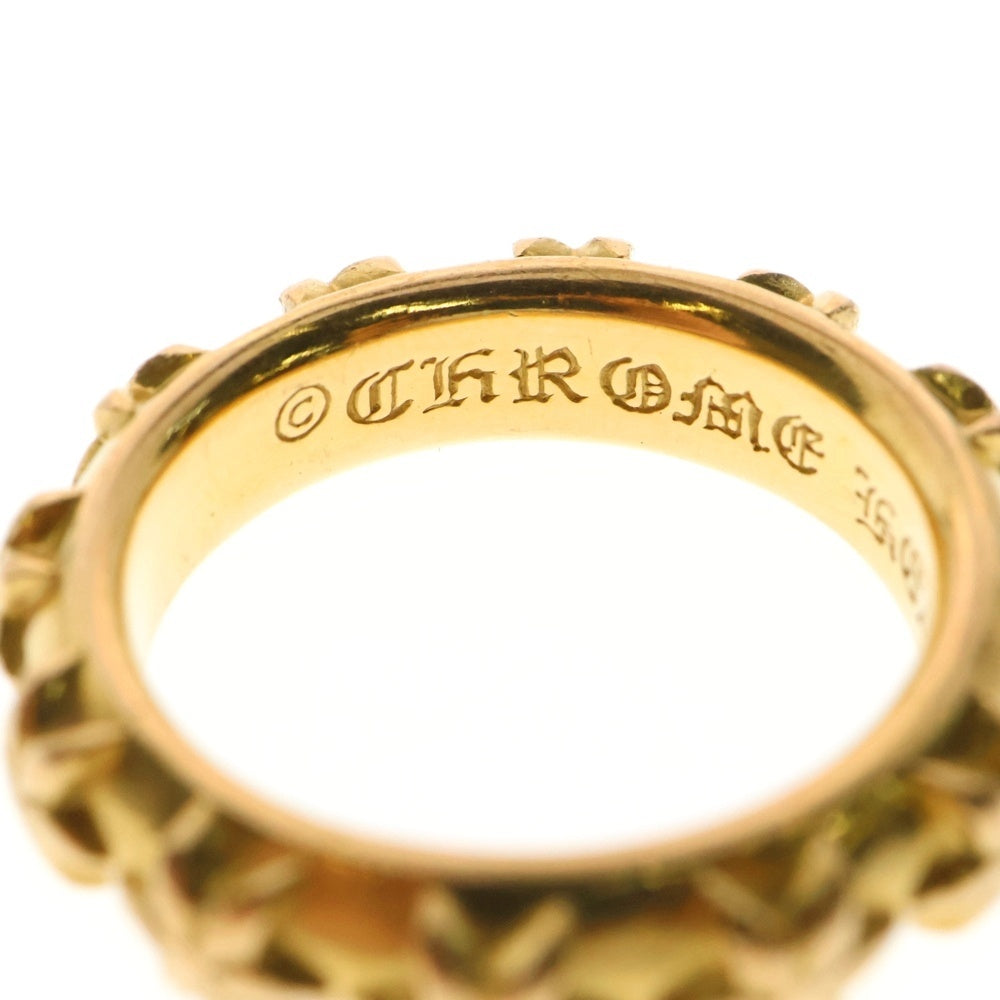 CHROME HEARTS(クロムハーツ) 22k STAR BAND スターバンド ゴールドリング ゴールド