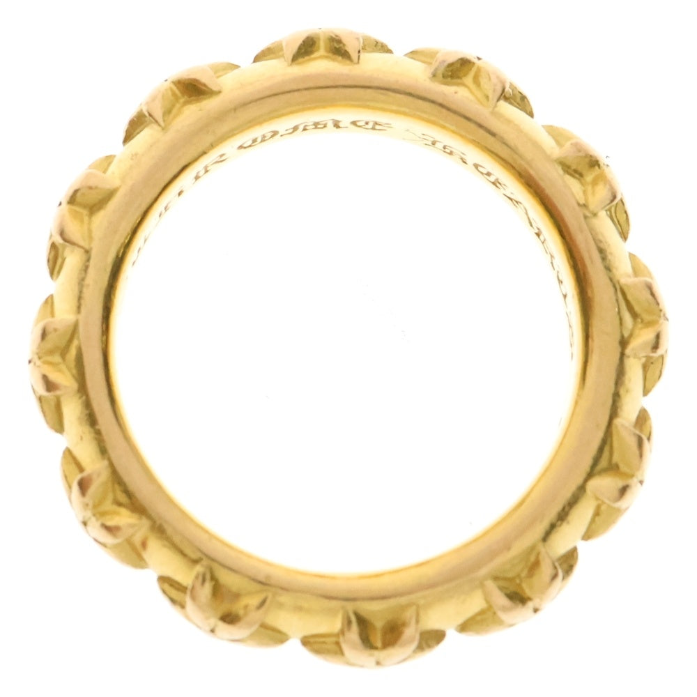CHROME HEARTS(クロムハーツ) 22k STAR BAND スターバンド ゴールドリング ゴールド