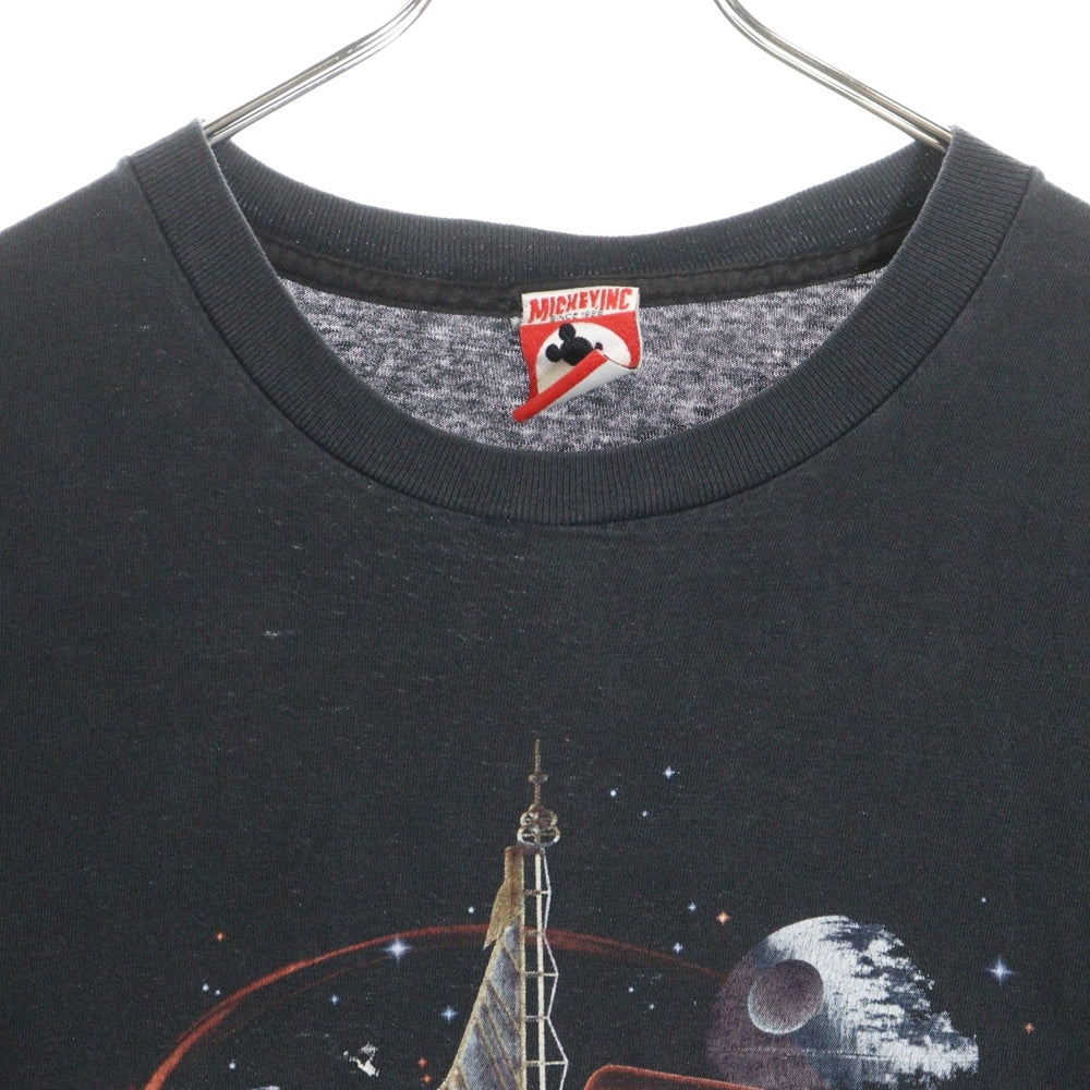 VINTAGE(ヴィンテージ) 90s STAR WARS STAR TOURS DISNAYLAND DISNEY MOVIE TEE スターウォーズ C-3PO フロントプリント Tシャツ 半袖カットソー ブラック