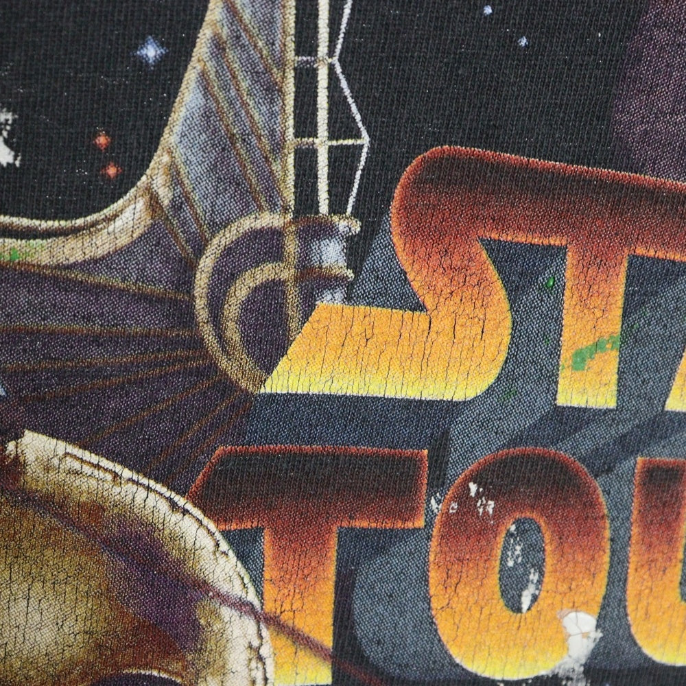 VINTAGE(ヴィンテージ) 90s STAR WARS STAR TOURS DISNAYLAND DISNEY MOVIE TEE スターウォーズ C-3PO フロントプリント Tシャツ 半袖カットソー ブラック