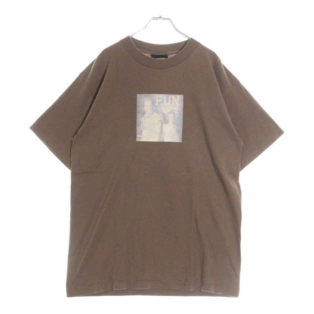VINTAGE(ヴィンテージ) 00s SERIAL KILLER FUN MOVIE TEE シリアルキラー フロントプリント Tシャツ 半袖カットソー ブラウン