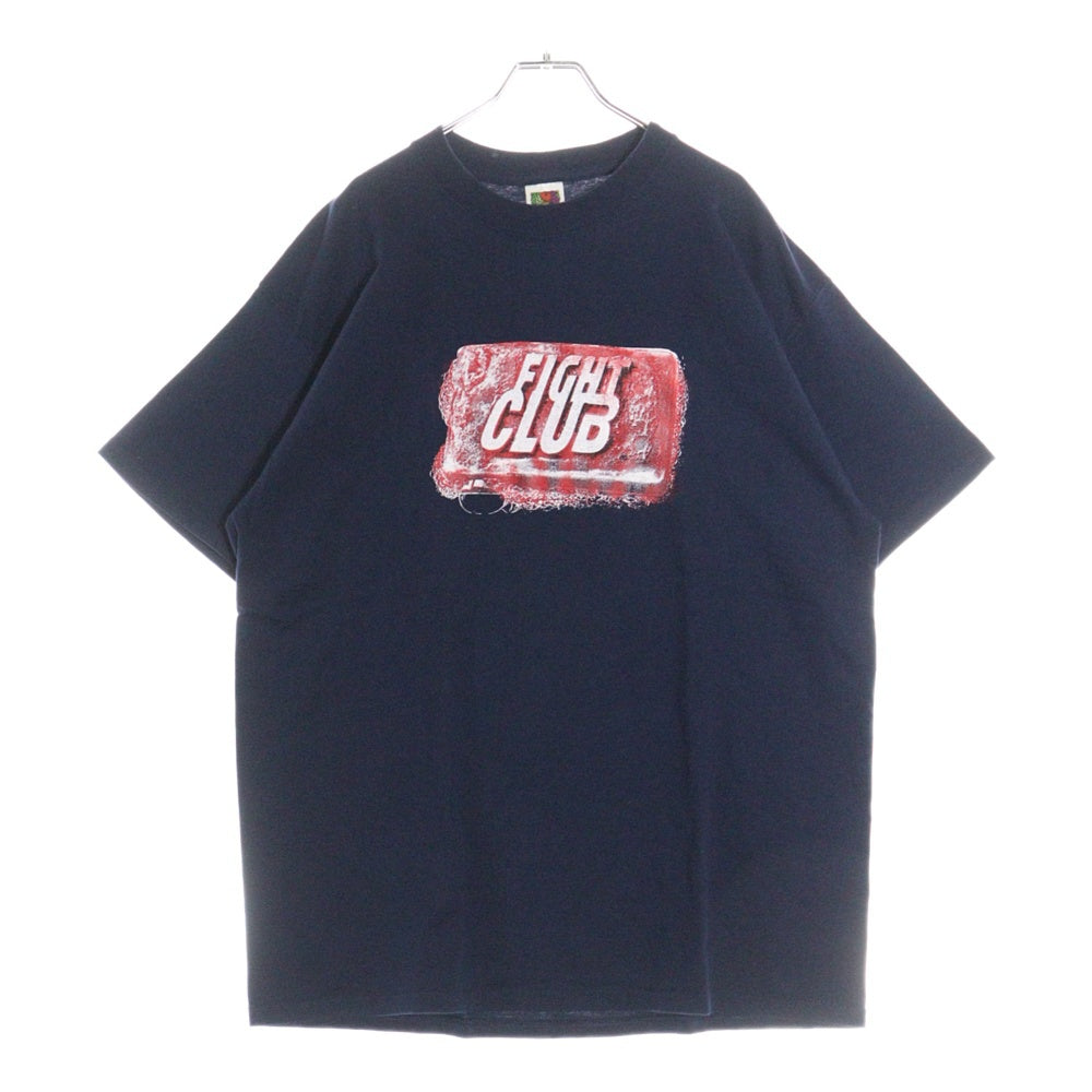VINTAGE(ヴィンテージ) 00s FIGHT CLUB ファイトクラブ プリント Tシャツ 半袖カットソー ネイビー