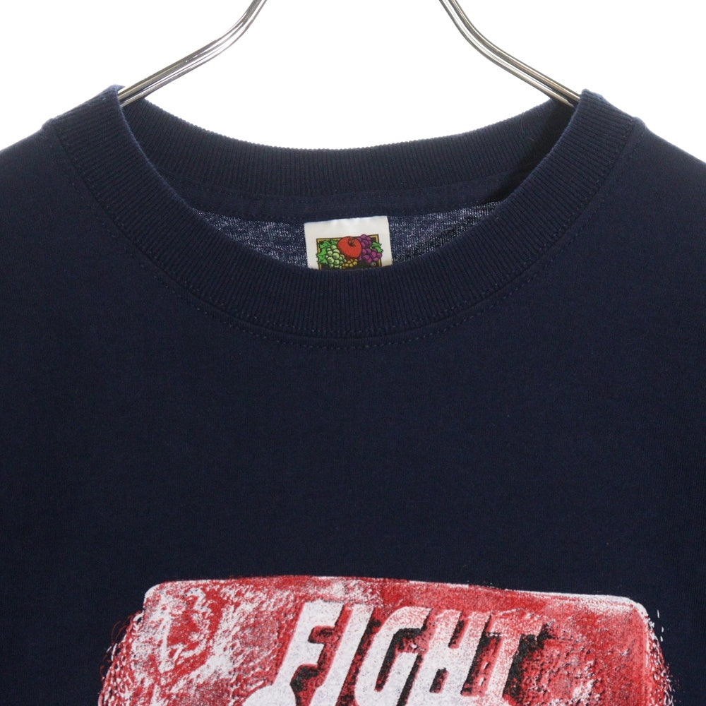VINTAGE(ヴィンテージ) 00s FIGHT CLUB ファイトクラブ プリント Tシャツ 半袖カットソー ネイビー