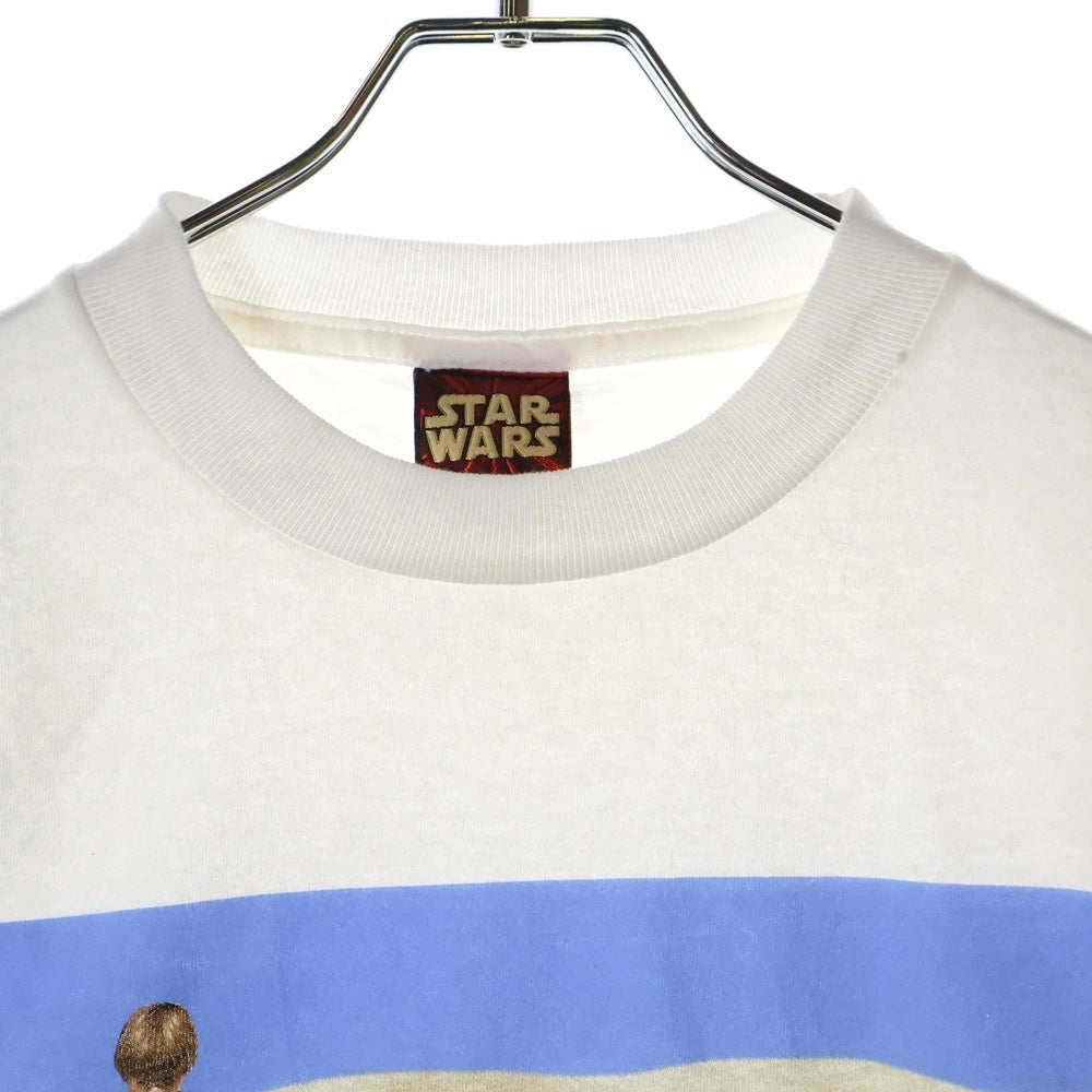 VINTAGE(ヴィンテージ) 90s STAR WARS EPISODE 1 Anakin Skywalker Darth Vader MOVIE TEE スターウォーズ アナキンスカイウォーカー エピソード1 Tシャツ 半袖カットソー ホワイト