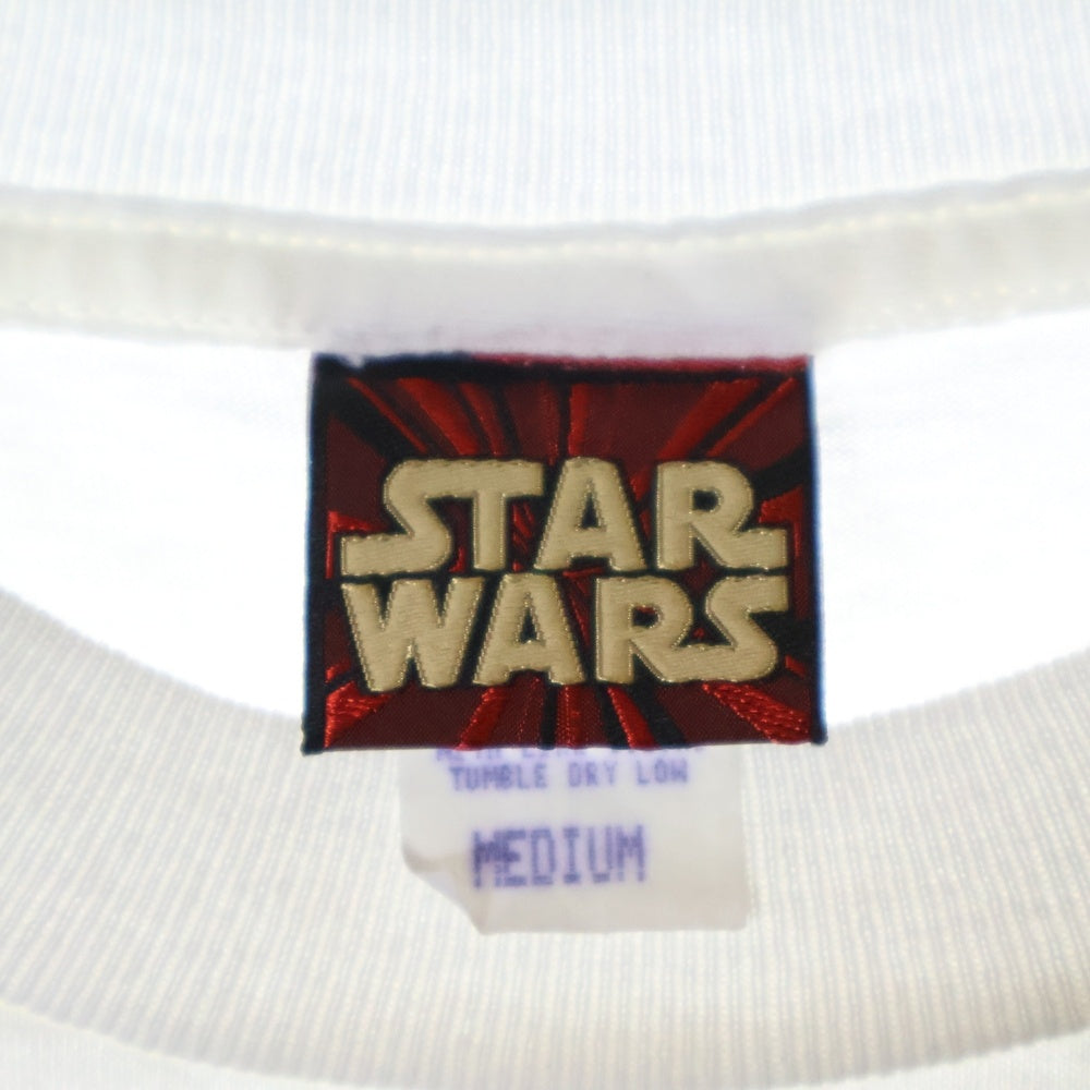 VINTAGE(ヴィンテージ) 90s STAR WARS EPISODE 1 Anakin Skywalker Darth Vader MOVIE TEE スターウォーズ アナキンスカイウォーカー エピソード1 Tシャツ 半袖カットソー ホワイト