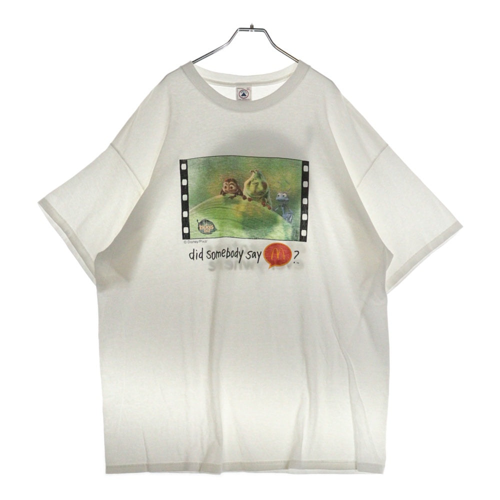 VINTAGE(ヴィンテージ) 90s A Bug's Life DISNEY MOVIE ANIME TEE ディズニー バグズ・ライフ 両面プリント Tシャツ 半袖カットソー ホワイト