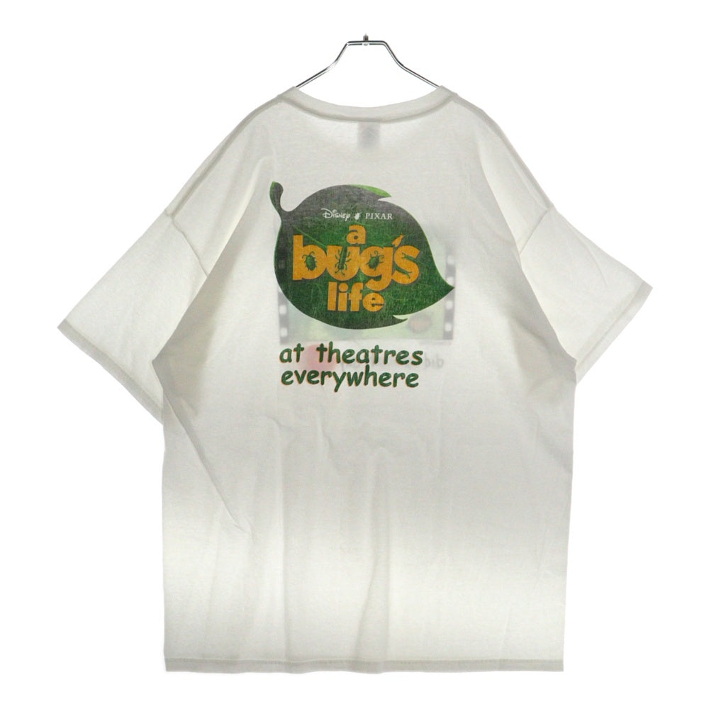 VINTAGE(ヴィンテージ) 90s A Bug's Life DISNEY MOVIE ANIME TEE ディズニー バグズ・ライフ 両面プリント Tシャツ 半袖カットソー ホワイト