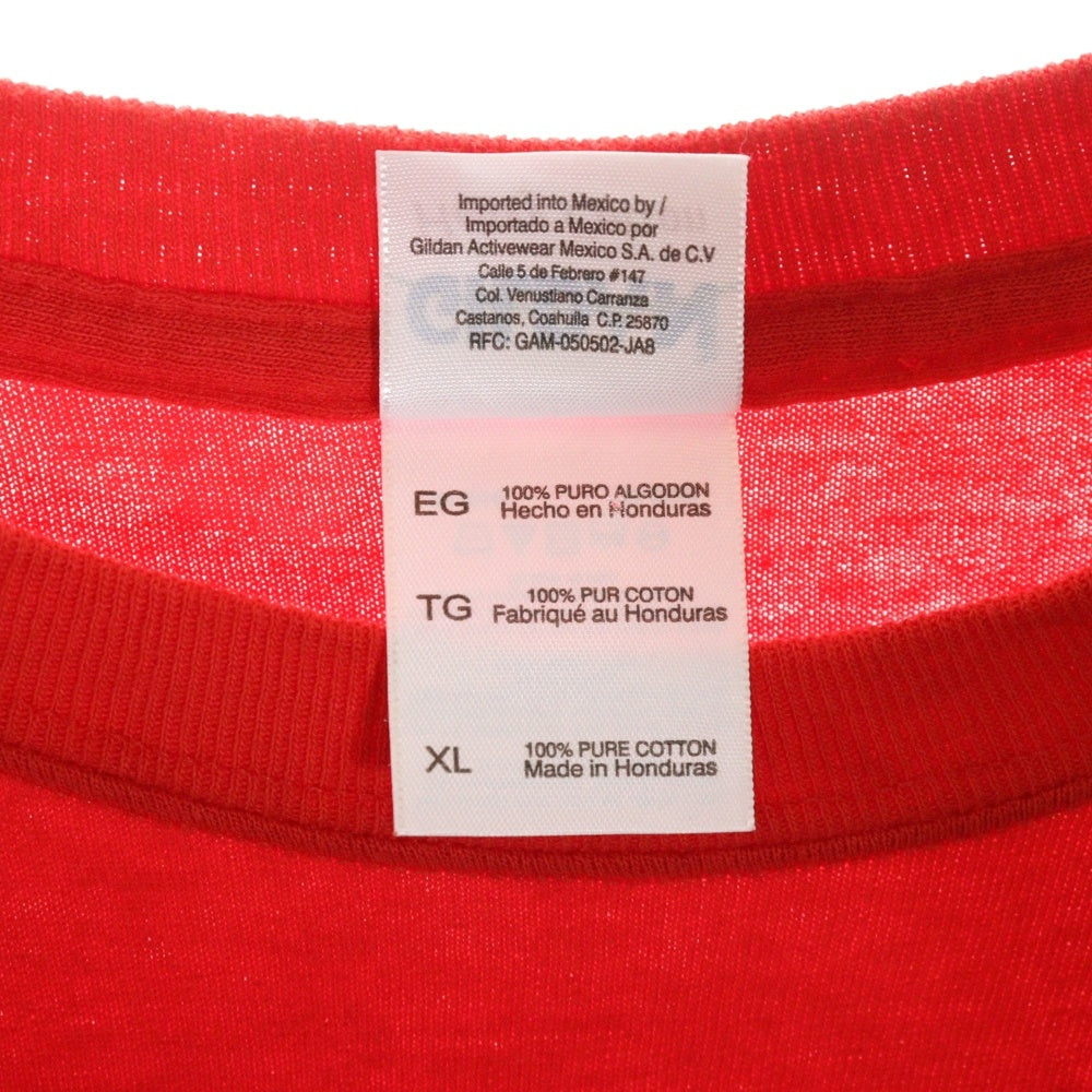 VINTAGE(ヴィンテージ) 00s RAGE AGAINST THE MACHINE Y2K 2008 TOUR レイジアゲインストザマシーン 両面プリント Tシャツ 半袖カットソー レッド