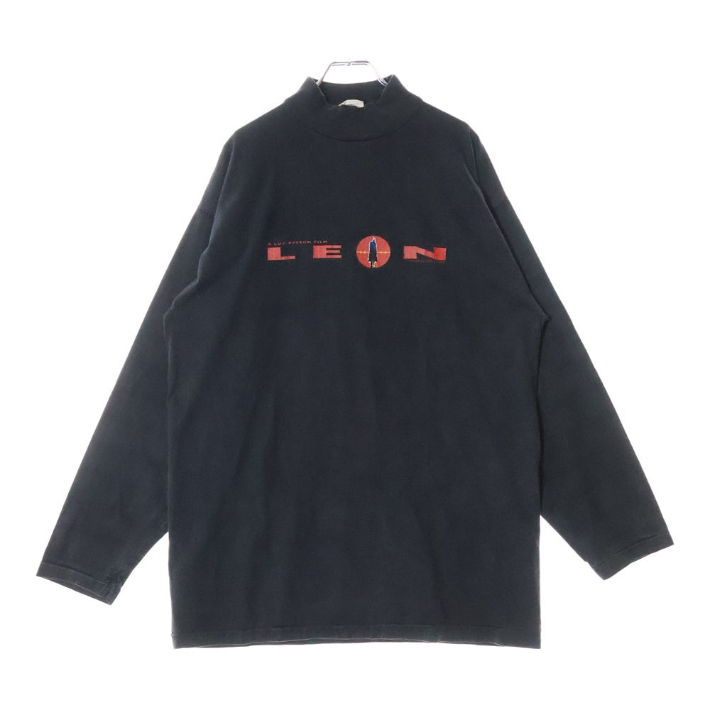VINTAGE(ヴィンテージ) 90s LEON A LUC BESSON FILM MOVIE TEE L/S レオン 両面プリント ロンT Tシャツ 長袖カットソー ブラック