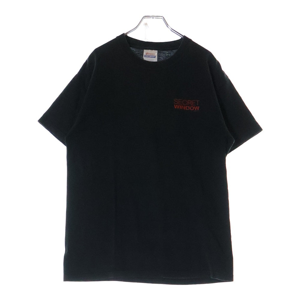 VINTAGE(ヴィンテージ) 00s SECRET WINDOW MOVIE TEE シークレットウインドウ ジョニーデップ 両面プリント Tシャツ 半袖カットソー ブラック