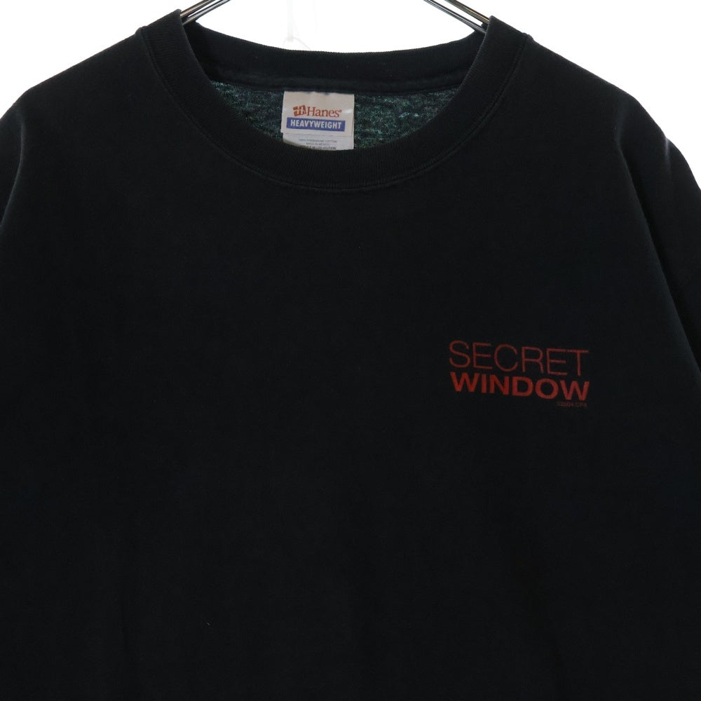 VINTAGE(ヴィンテージ) 00s SECRET WINDOW MOVIE TEE シークレットウインドウ ジョニーデップ 両面プリント Tシャツ 半袖カットソー ブラック