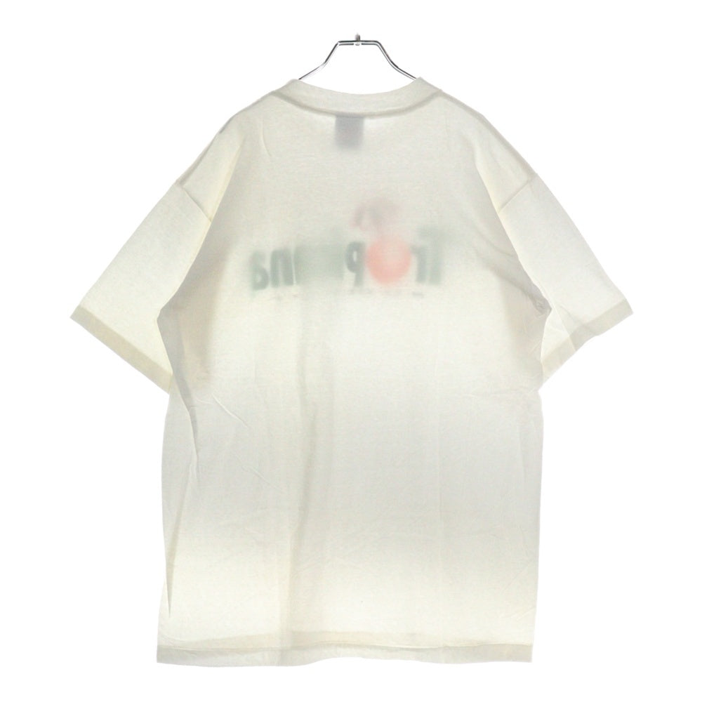 VINTAGE(ヴィンテージ) 90s TROPICANA SUMMER トロピカーナ フロント プリント Tシャツ 半袖カットソー ホワイト