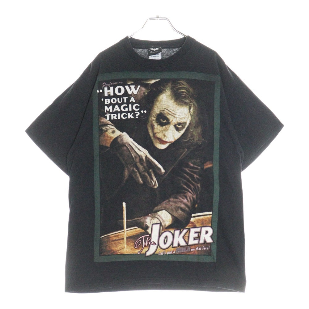 VINTAGE(ヴィンテージ) 00s BAD MAN DARK KNIGHT MOVIE TEE バッドマン ダークナイト フロントプリント Tシャツ 半袖カットソー ブラック