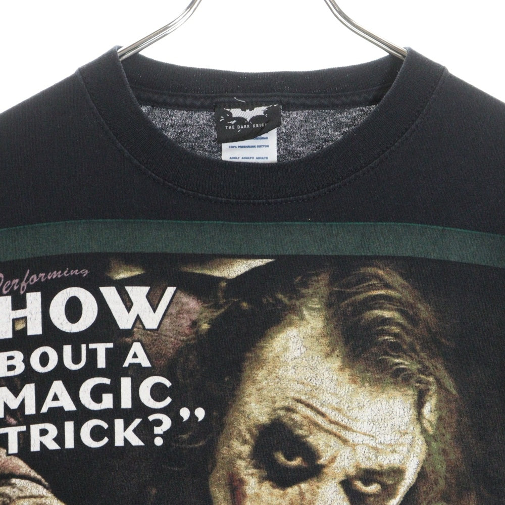 VINTAGE(ヴィンテージ) 00s BAD MAN DARK KNIGHT MOVIE TEE バッドマン ダークナイト フロントプリント Tシャツ 半袖カットソー ブラック