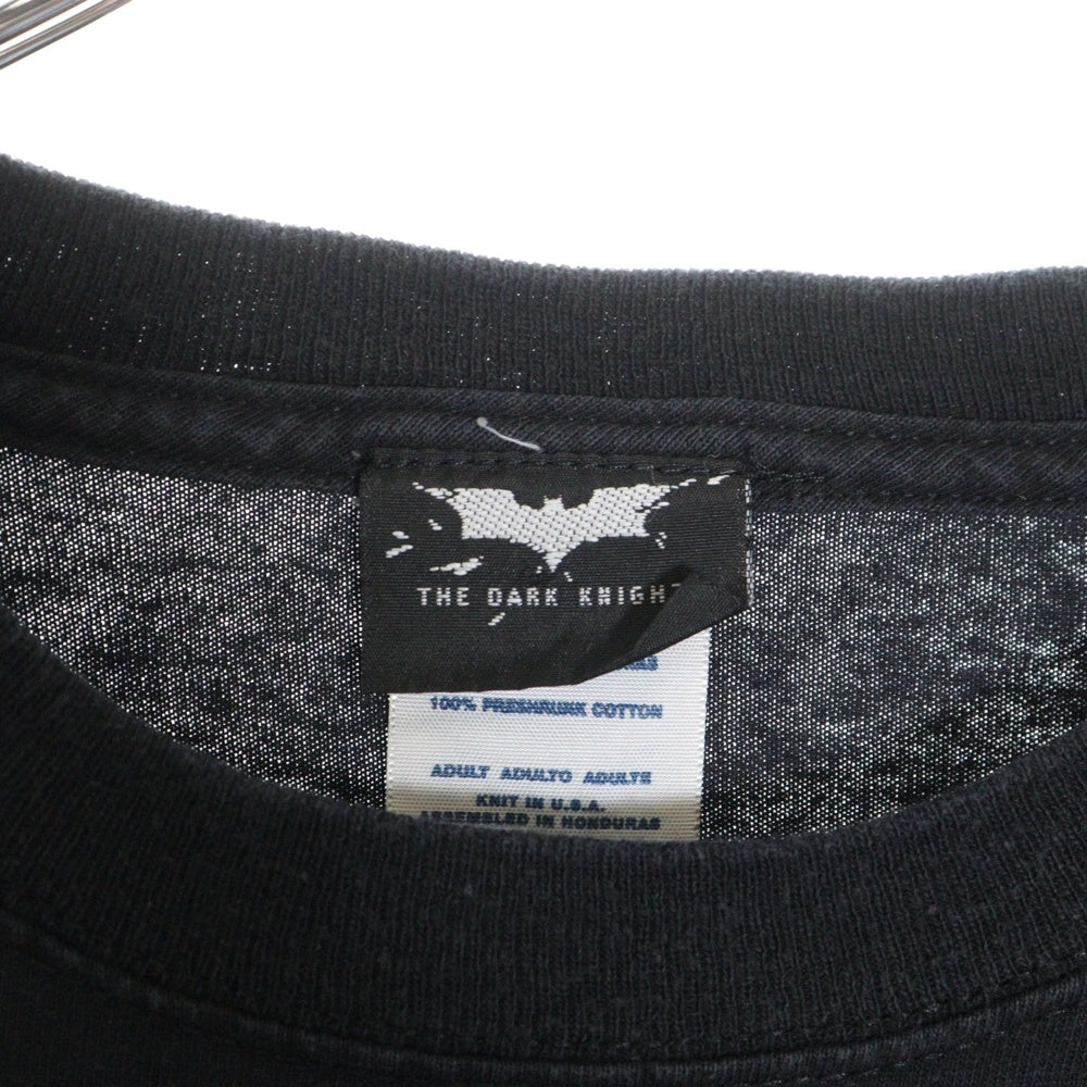 VINTAGE(ヴィンテージ) 00s BAD MAN DARK KNIGHT MOVIE TEE バッドマン ダークナイト フロントプリント Tシャツ 半袖カットソー ブラック