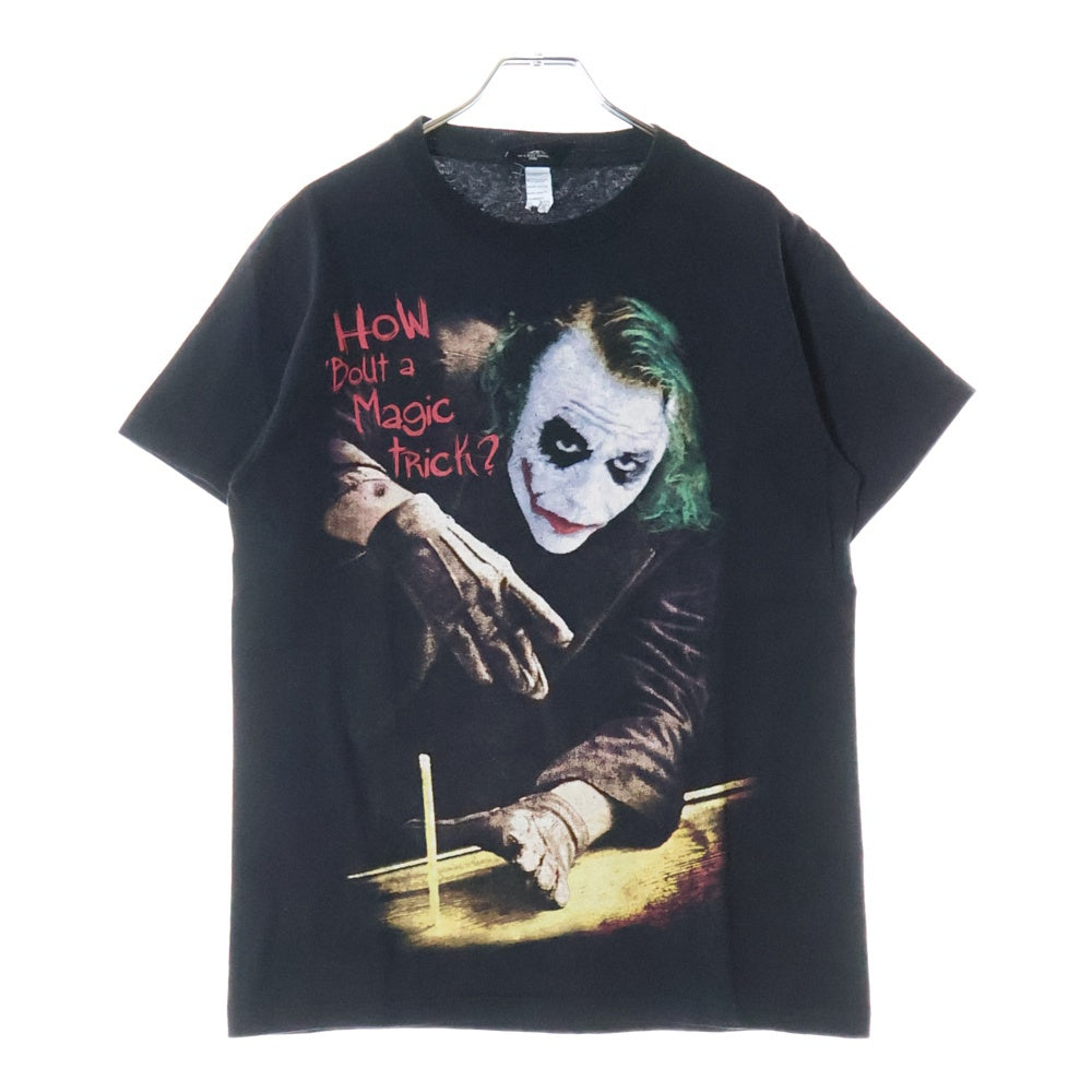VINTAGE(ヴィンテージ) 00s BAD MAN DARK KNIGHT MOVIE TEE バッドマン ダークナイト フロントプリント Tシャツ 半袖カットソー ブラック