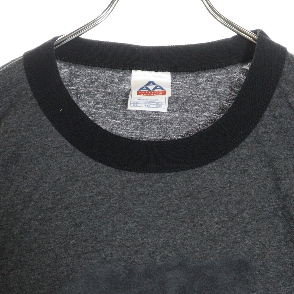 VINTAGE(ヴィンテージ) 00s The Fog MOVIE TEE ザ・フォッグ フロントプリント リンガー Tシャツ 半袖カットソー グレー