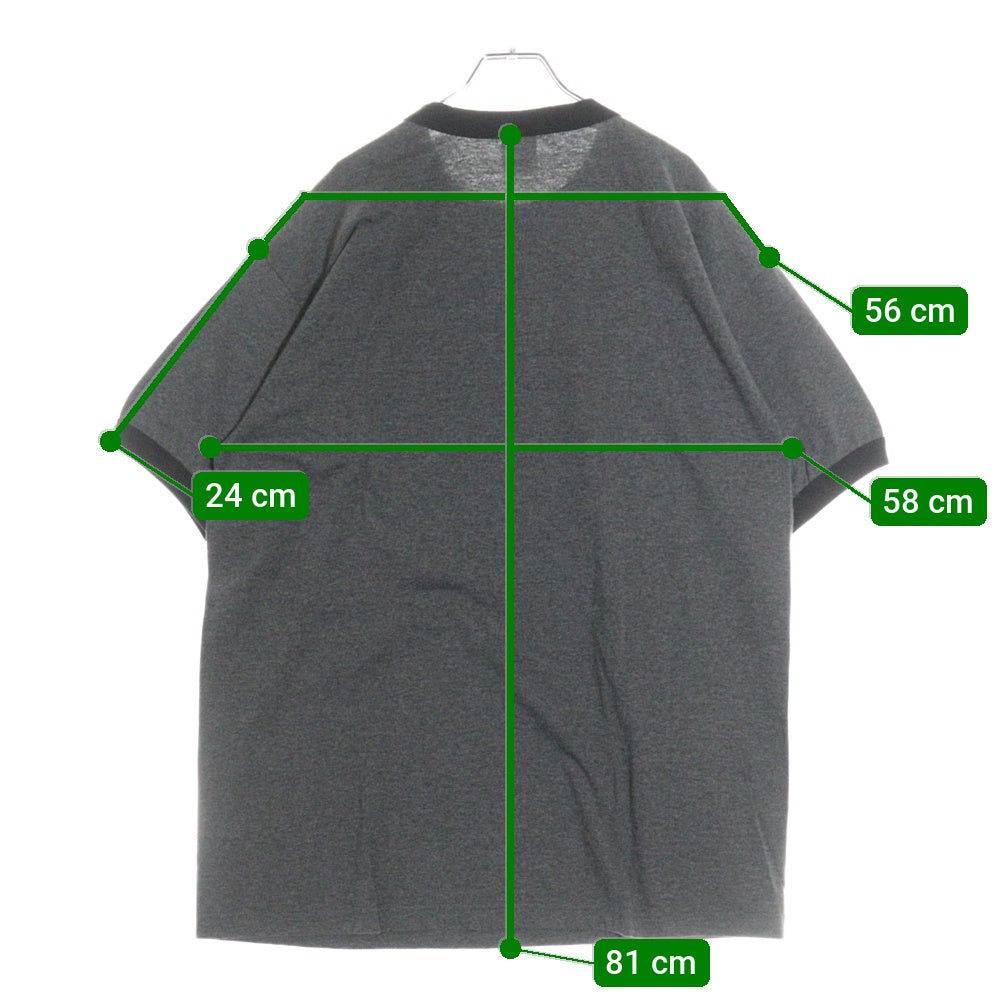 VINTAGE(ヴィンテージ) 00s The Fog MOVIE TEE ザ・フォッグ フロントプリント リンガー Tシャツ 半袖カットソー グレー