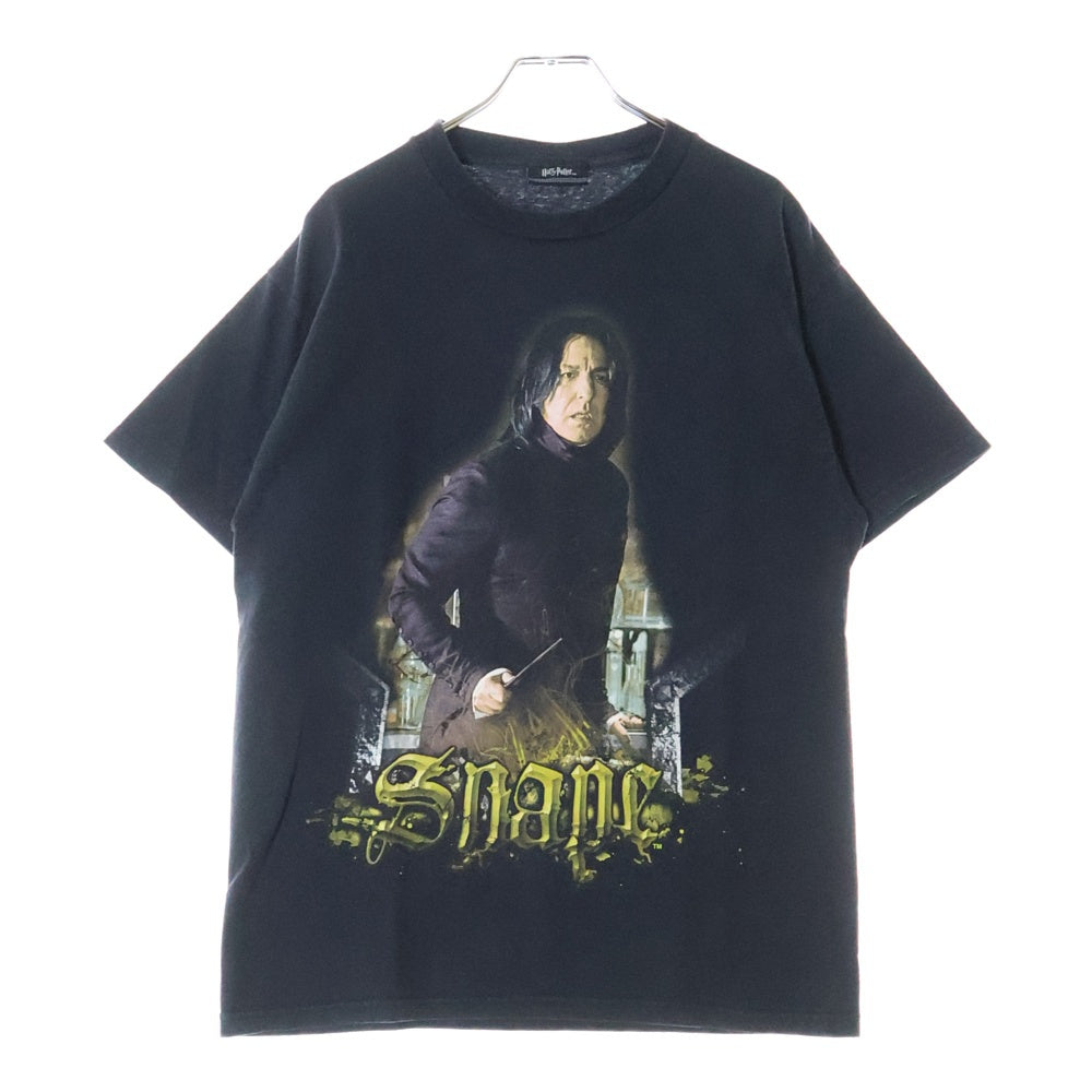 VINTAGE(ヴィンテージ) 00s HARRY POTTER Severus Snape MOVIE TEE ハリーポッター セブルススネイプ フロント プリント Tシャツ 半袖カットソー ブラック