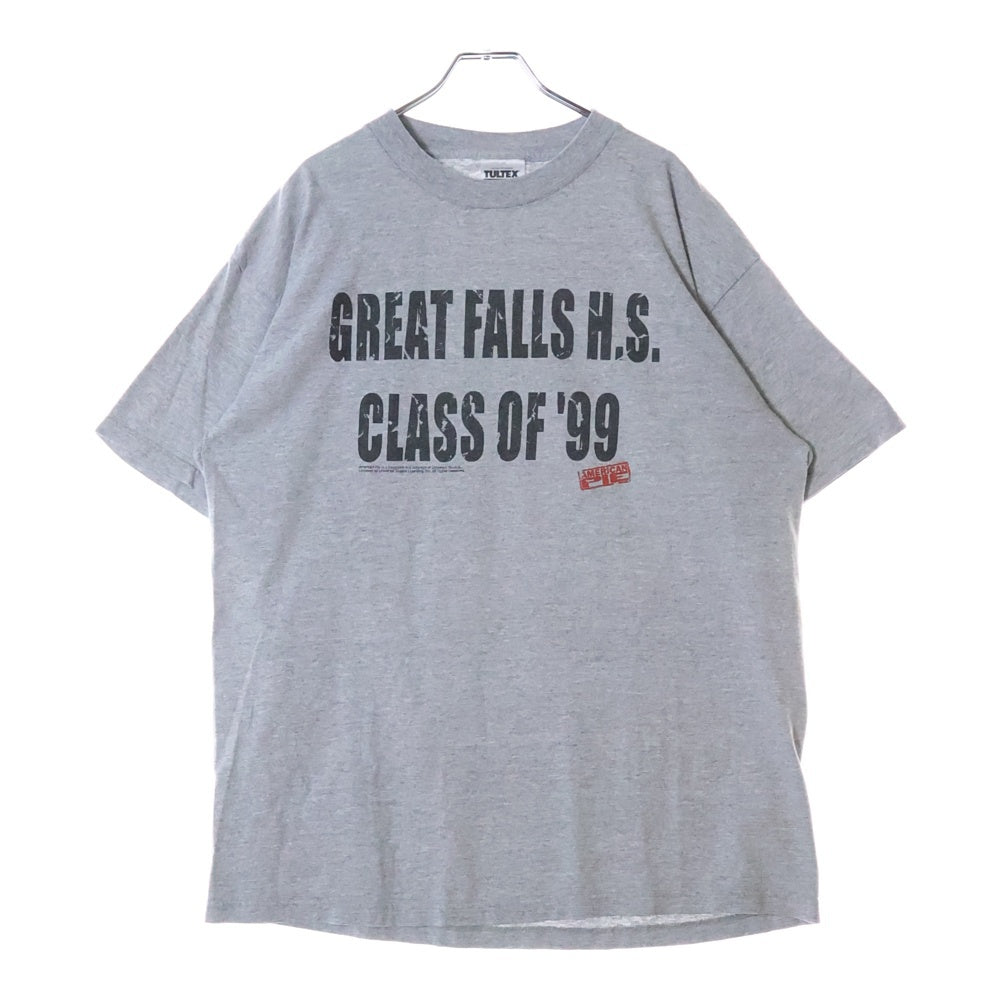 VINTAGE(ヴィンテージ) 90s AMERICAN PIE MOVIE TEE アメリカン・パイ フロントプリント Tシャツ 半袖カットソー グレー