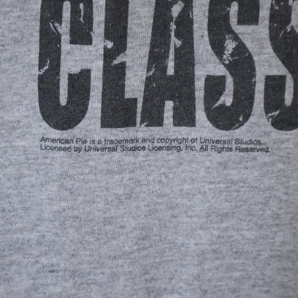 VINTAGE(ヴィンテージ) 90s AMERICAN PIE MOVIE TEE アメリカン・パイ フロントプリント Tシャツ 半袖カットソー グレー