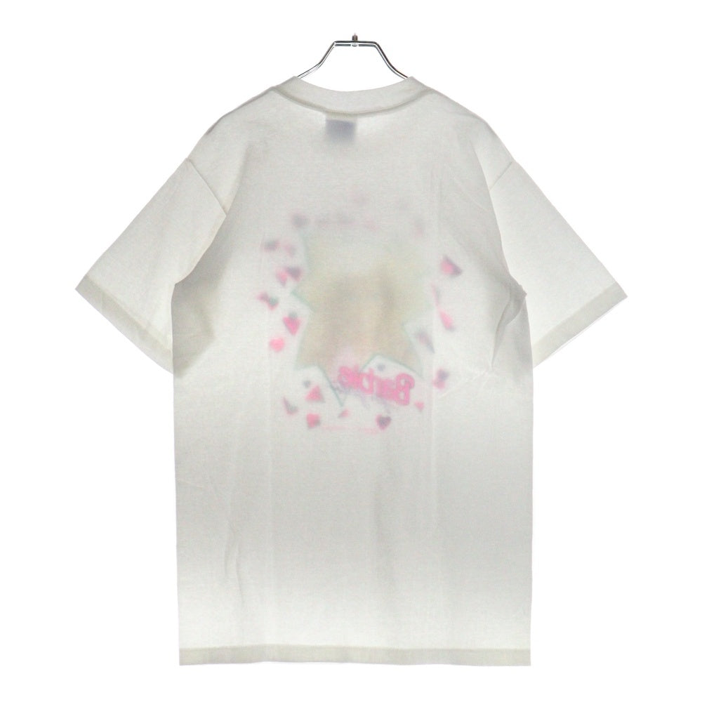 VINTAGE(ヴィンテージ) 90s BARBIE バービー フロントプリント Tシャツ 半袖カットソー ホワイト