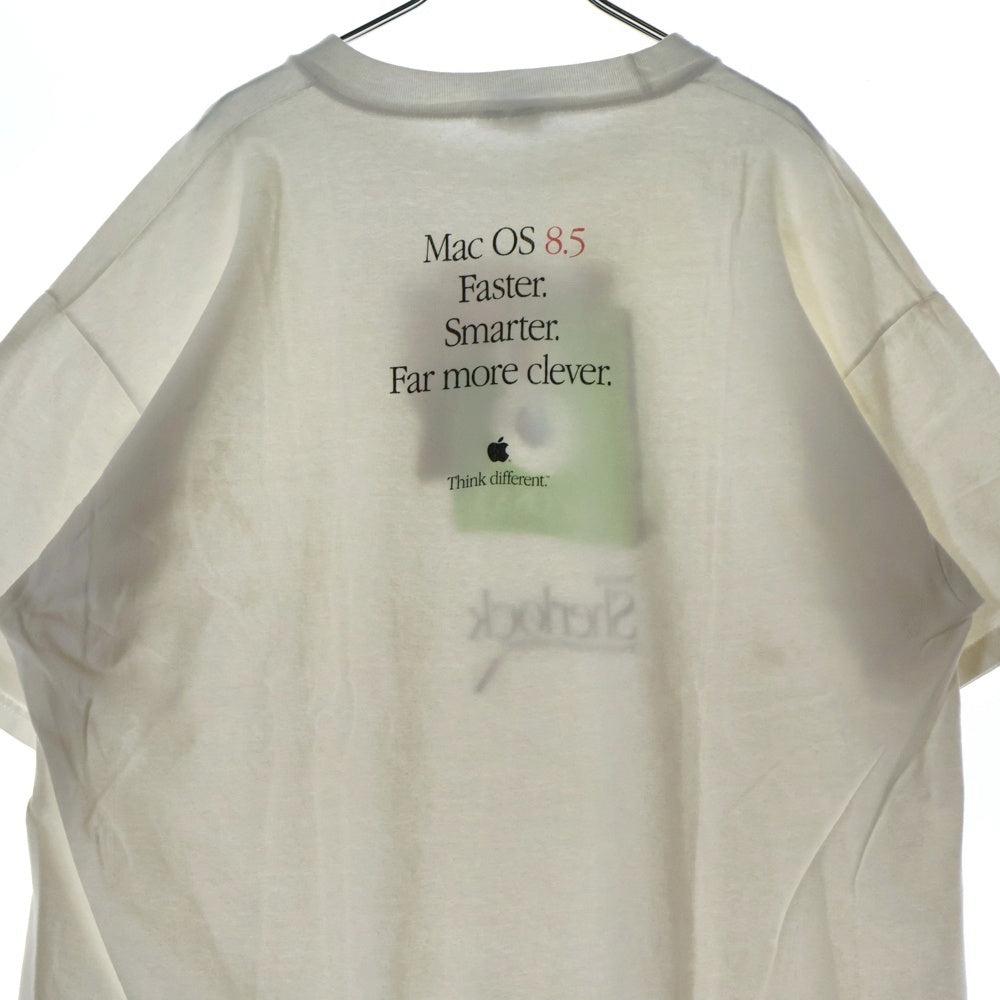 VINTAGE(ヴィンテージ) 90s APPLE MAC OS 8.5 SHERLOCK COMPANY TEE アップル マック 企業 Tシャツ 半袖カットソー ホワイト