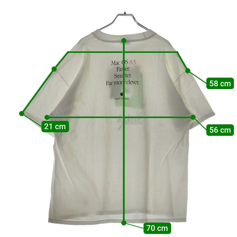 VINTAGE(ヴィンテージ) 90s APPLE MAC OS 8.5 SHERLOCK COMPANY TEE アップル マック 企業 Tシャツ 半袖カットソー ホワイト