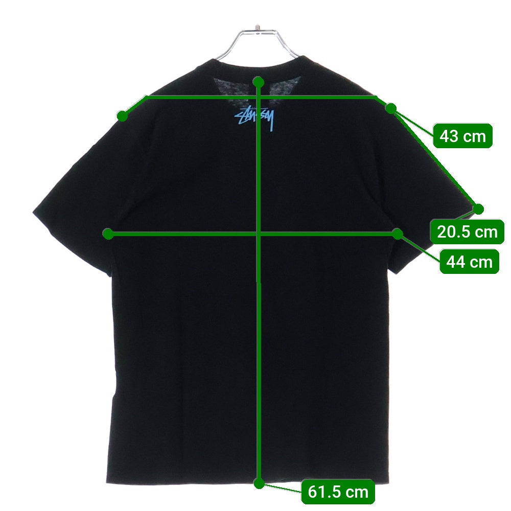STUSSY(ステューシー) 10s STAR WARS スターウォーズ コラボ プリント Tシャツ ブラック