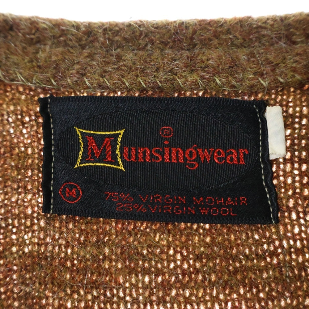 VINTAGE(ヴィンテージ) 60s Munsingwear MOHAIR CARDIGAN マンシングウェア モヘア カーディガン ブラウン