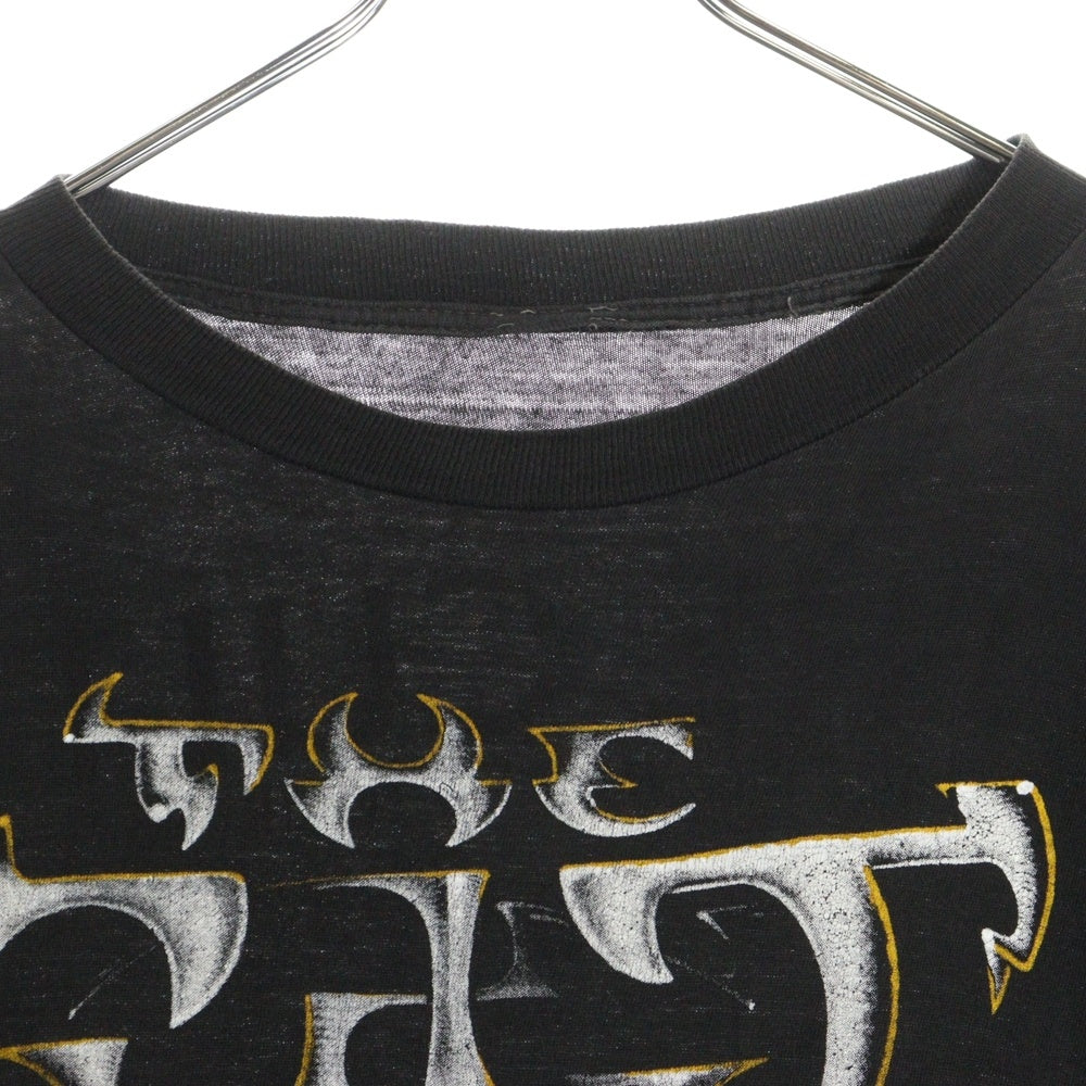 VINTAGE(ヴィンテージ) 80s THE CULT Electric World Tour 1987 カルト 両面プリント 半袖Tシャツ カットソー ブラック