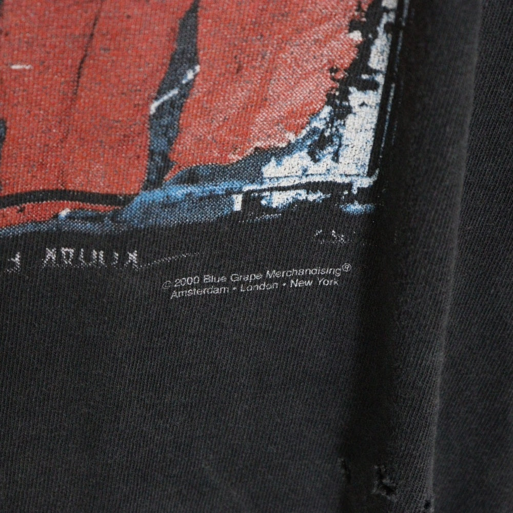 VINTAGE(ヴィンテージ) SLIPKNOT 2000 1st Album 両面プリント 半袖Tシャツ カットソー スリップノット ブラック