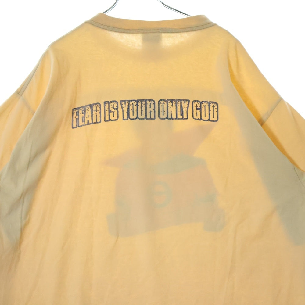 VINTAGE(ヴィンテージ) RAGE AGAINST THE MACHINE EVIL EMPIRE 両面プリント 半袖Tシャツ カットソー ベージュ