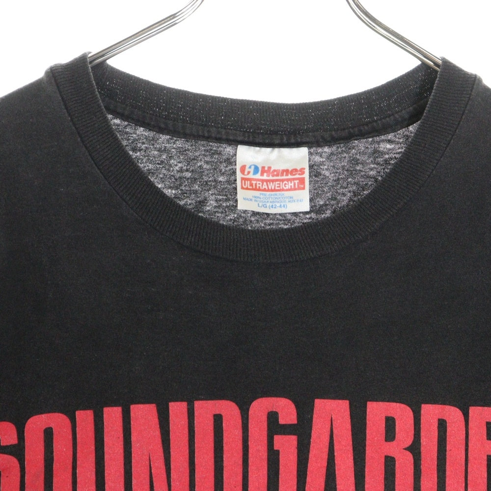 VINTAGE(ヴィンテージ) SOUNDGARDEN BADMOTORFINGER 1991 サウンドガーデン バッドモーターフィンガー Tシャツ 半袖カットソー ブラック