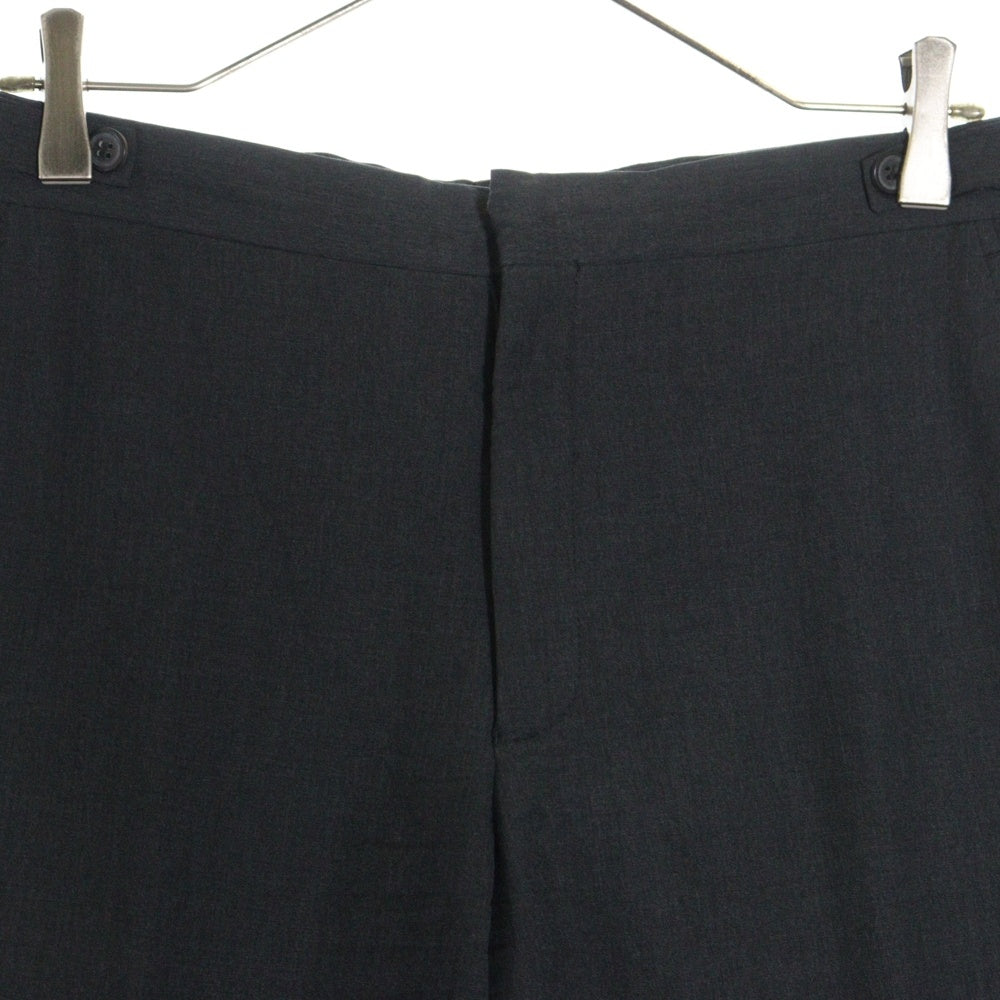 GIVENCHY(ジバンシィ) WOOL SLACKS ウール テーパード ベルトレス スラックス グレー