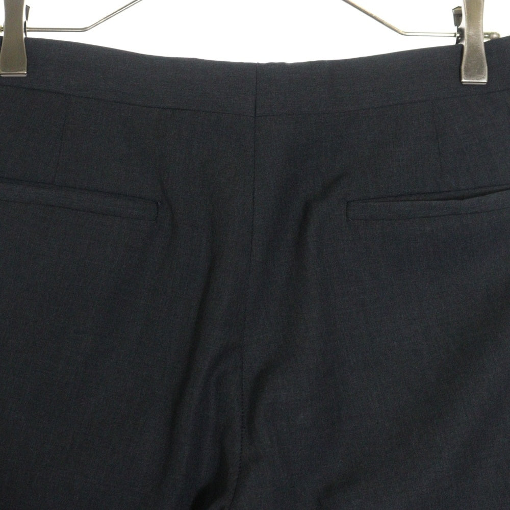 GIVENCHY(ジバンシィ) WOOL SLACKS ウール テーパード ベルトレス スラックス グレー