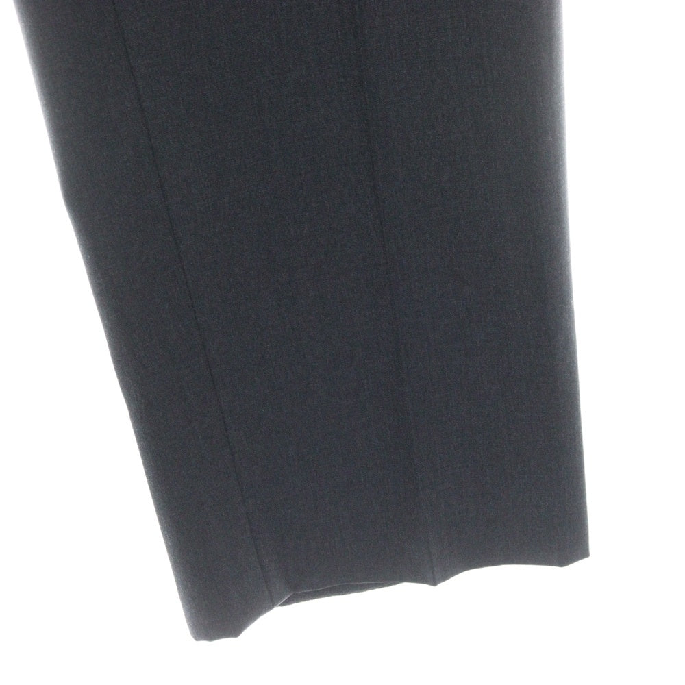 GIVENCHY(ジバンシィ) WOOL SLACKS ウール テーパード ベルトレス スラックス グレー