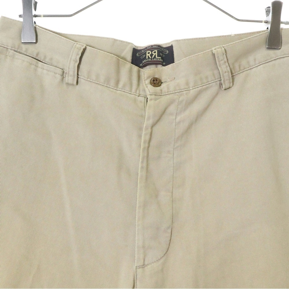 RRL(ダブルアールエル) チノクロス ノータック パンツ 三ツ星 C-TK1247 ベージュ