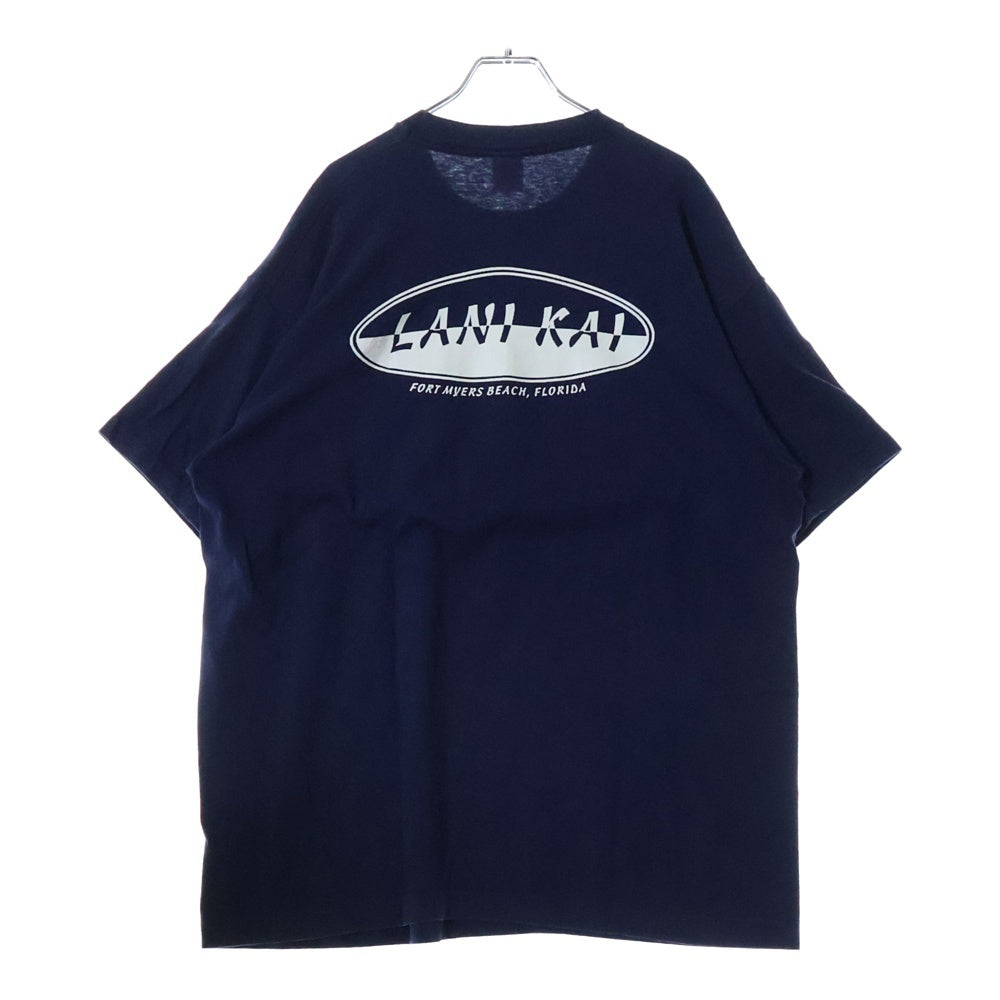 VINTAGE(ヴィンテージ) 90s LANI KAI FORT MYERS BESCH FLORIDA 両面プリント Tシャツ 半袖カットソー ネイビー