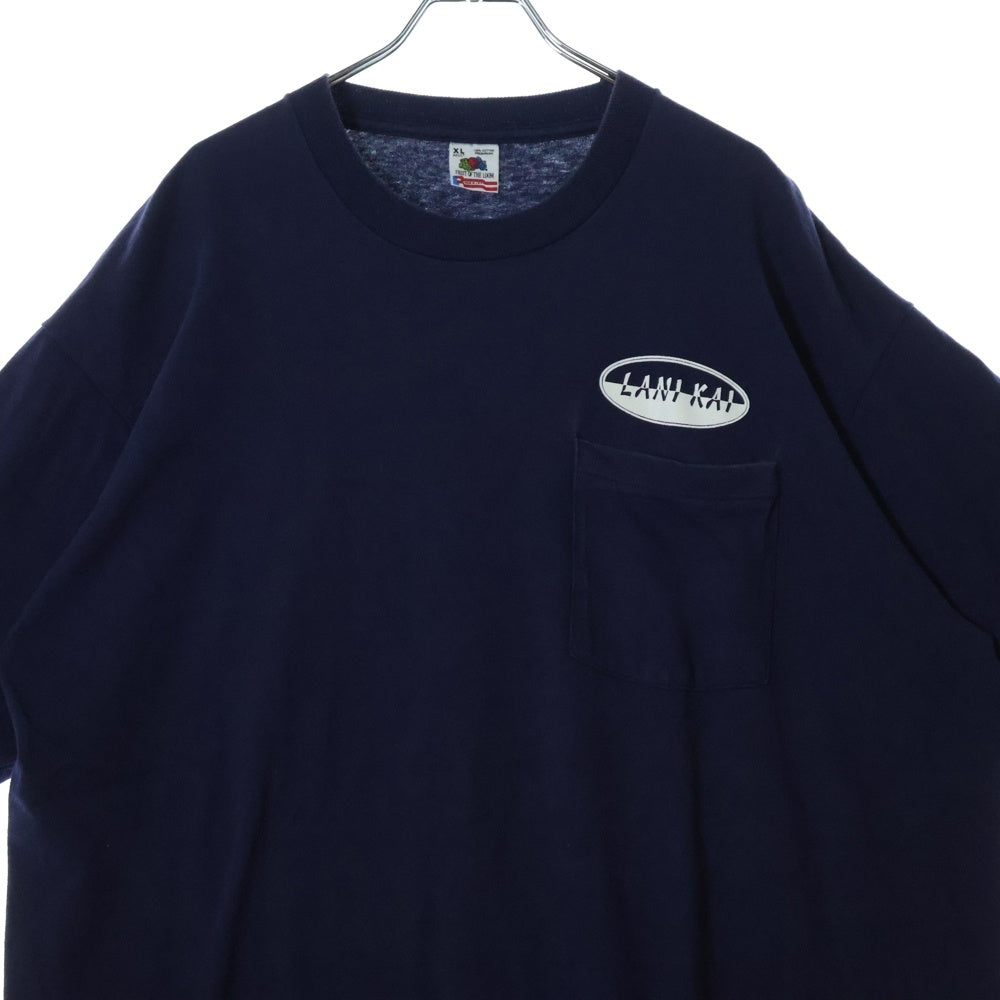 VINTAGE(ヴィンテージ) 90s LANI KAI FORT MYERS BESCH FLORIDA 両面プリント Tシャツ 半袖カットソー ネイビー