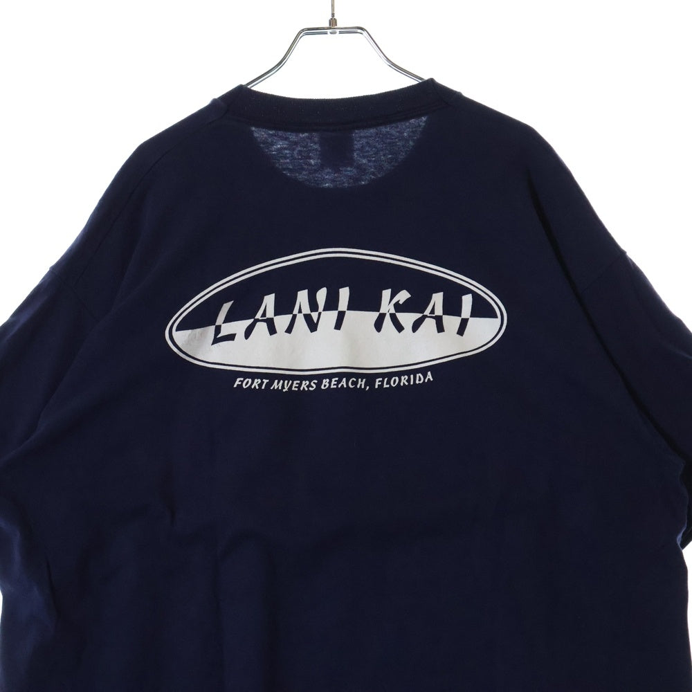 VINTAGE(ヴィンテージ) 90s LANI KAI FORT MYERS BESCH FLORIDA 両面プリント Tシャツ 半袖カットソー ネイビー