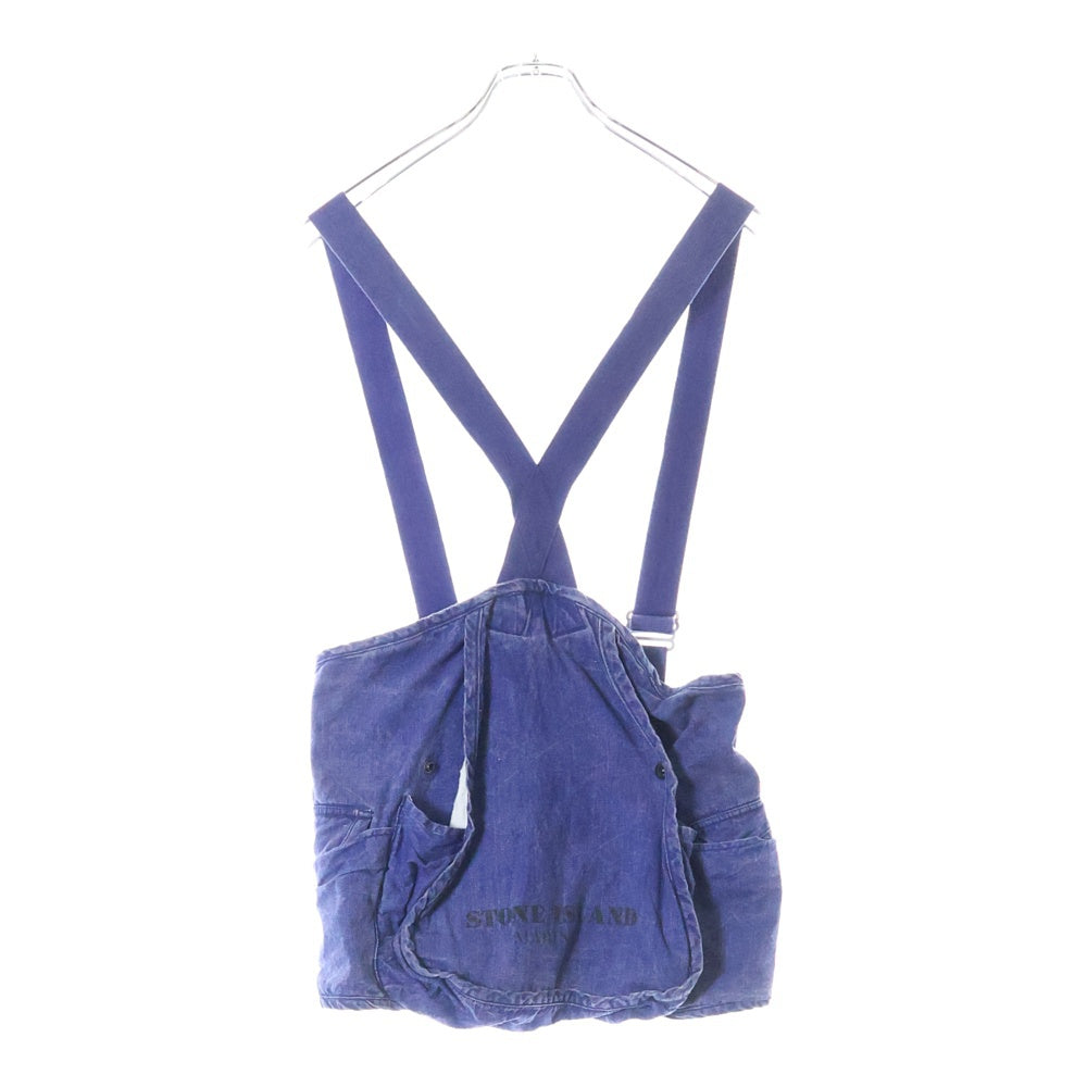 STONE ISLAND(ストーンアイランド) 80s BACKPACK VEST MASSIMO OSTI期 バックパック ベスト マッシモオスティ期 ブルー