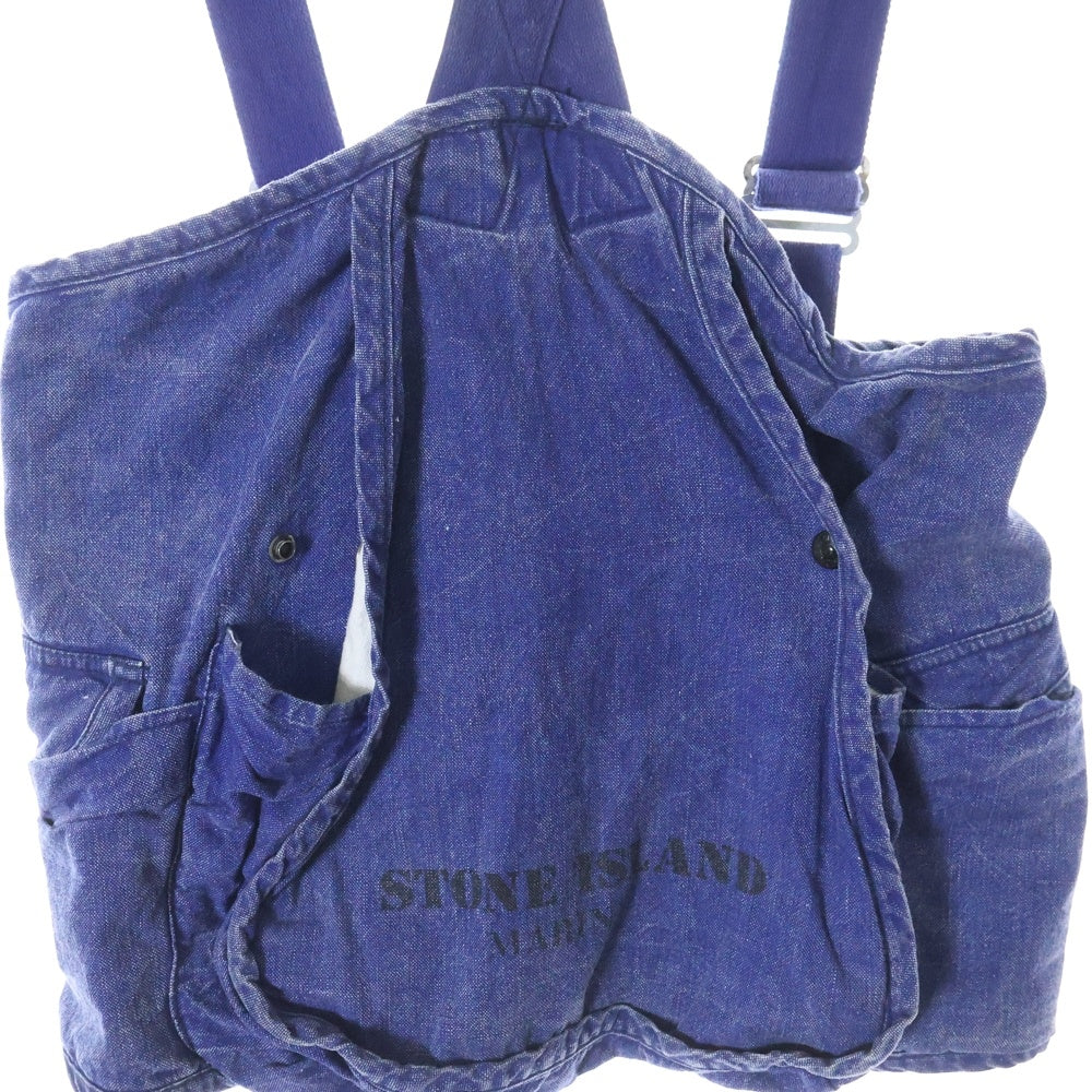 STONE ISLAND(ストーンアイランド) 80s BACKPACK VEST MASSIMO OSTI期 バックパック ベスト マッシモオスティ期 ブルー