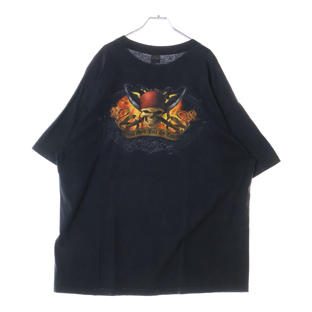 VINTAGE(ヴィンテージ) 00s DISNEY PIRATE OF CARIBBEAN ディズニー パイレーツオブカリビアン Tシャツ 半袖カットソー ブラック