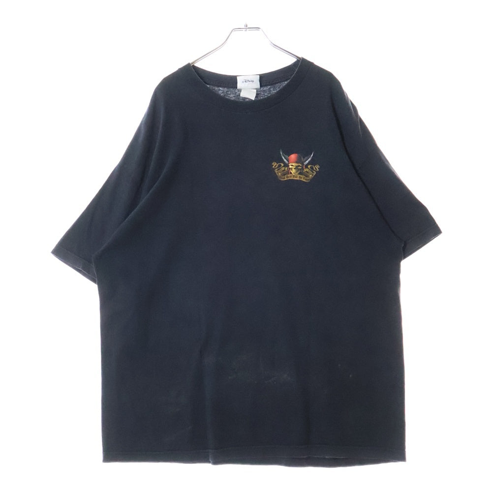 VINTAGE(ヴィンテージ) 00s DISNEY PIRATE OF CARIBBEAN ディズニー パイレーツオブカリビアン Tシャツ 半袖カットソー ブラック